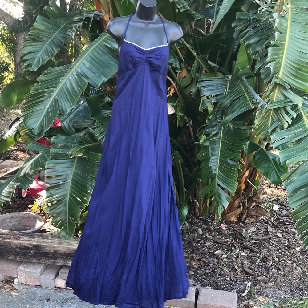 Emporio Armani halter maxi dress